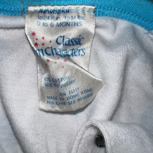 Vintage Disney's Winnie the Pooh at beach in sand newborn romper 0-3mon 90s - Picture 6 of 6